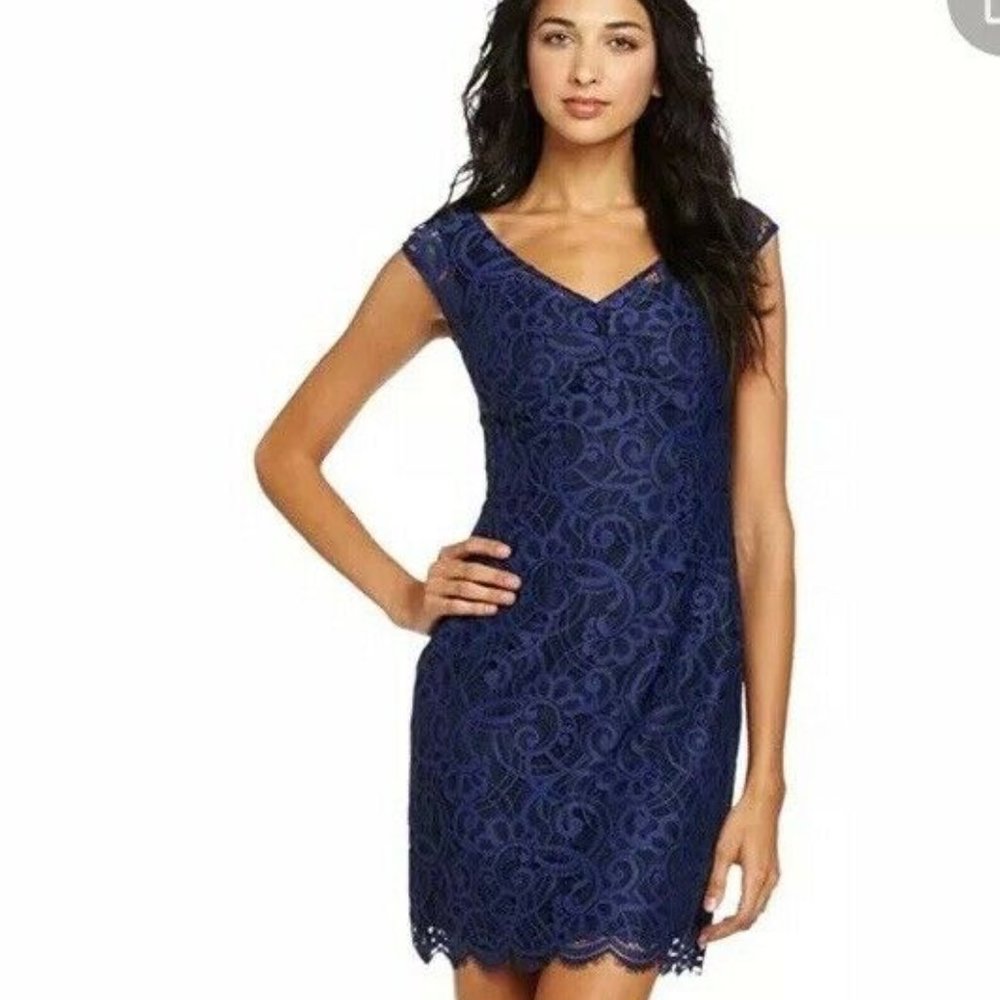Lilly Pulitzer Rosaline Blue Lace‎ Dress